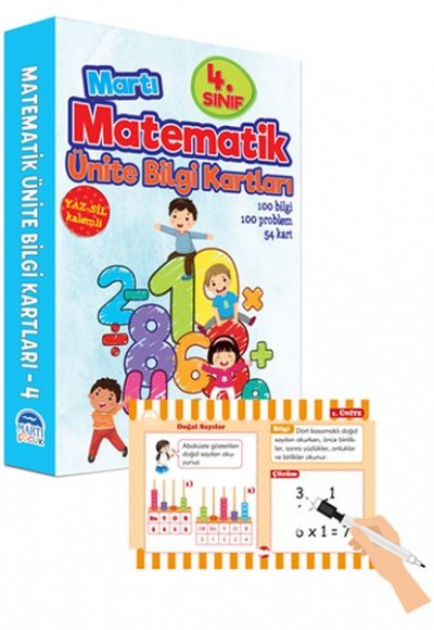 Martı 4.Matematik Ünite Bilgi Kartları