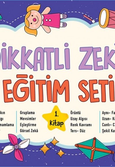 Dikkatli Zeka Eğitim Seti - 1. Kitap (5 Yaş)