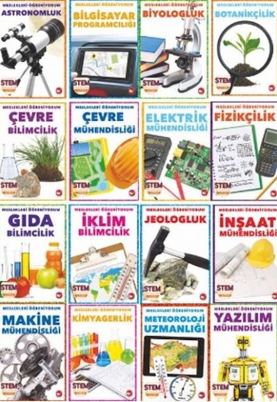 Meslekleri Öğreniyorum Set - 16 Kitap