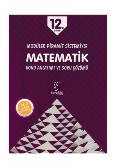 Karekök 12. Sınıf Matematik MPS Konu Anlatımı ve Soru Çözümü Set (Yeni)