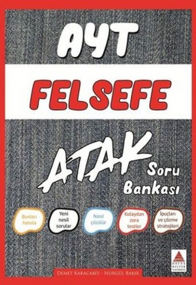 Delta AYT Felsefe Grubu Atak Soru Bankası(Yeni)