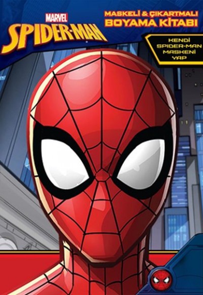 Marvel Spider-Man Maskeli ve Çıkartmalı Boyama Kitabı