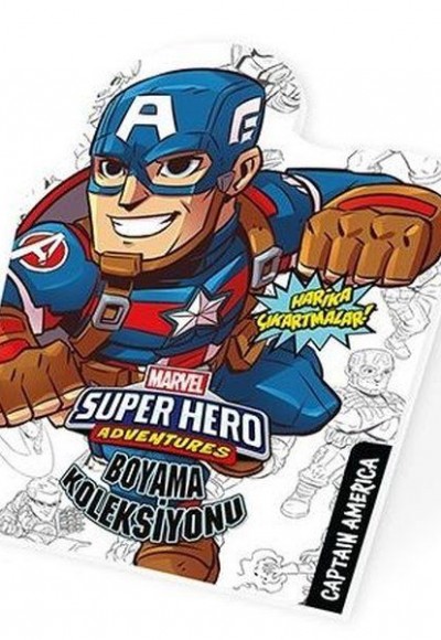 Captan America - Marvel Süper Kahramanlar Boyama Koleksiyonu