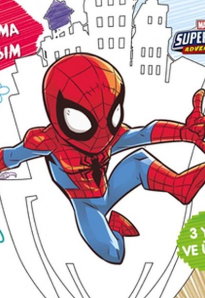 İlk Boyama Kitabım Spider-Man - Marvel Super Hero Adventures