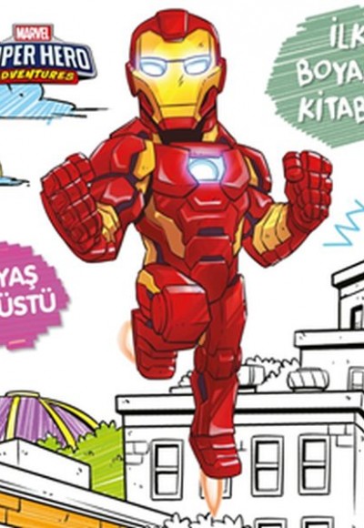 İlk Boyama Kitabım Iron Man - Marvel Super Hero Adventures