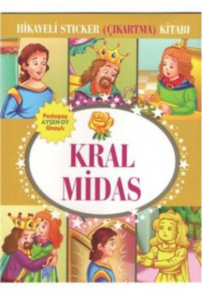 Kral Midas Hikayeli Sticker Çıkartma Kitabı