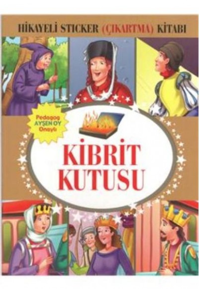 Kibrit Kutusu Hikayeli Sticker Çıkartma Kitabı