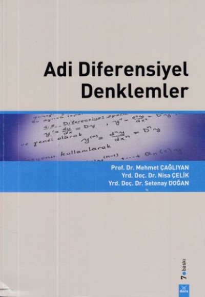 Adi Diferensiyel Denklemler