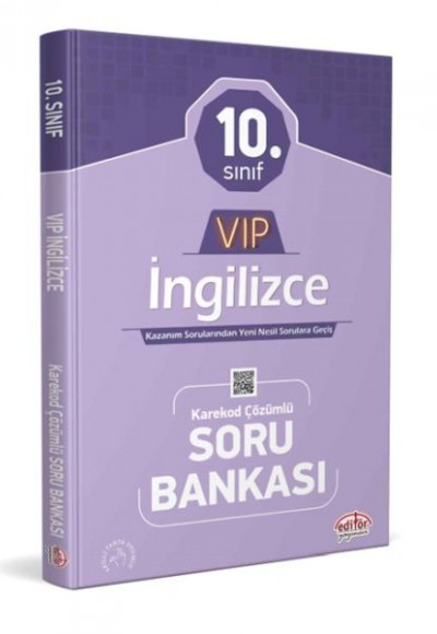 Editör 10. Sınıf İngilizce Çözümlü Soru Bankası