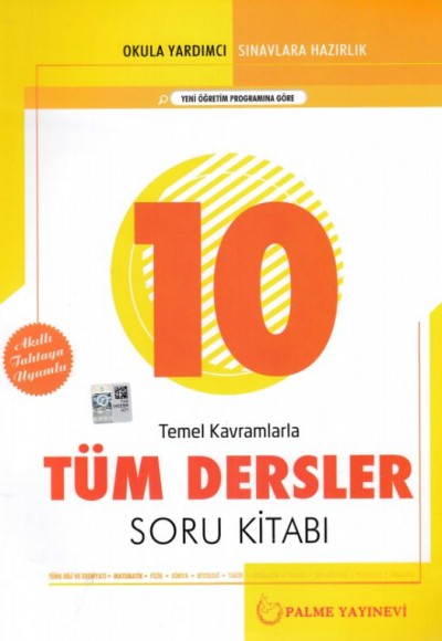 Palme 10. Sınıf Tüm Dersler Soru Bankası (Yeni)