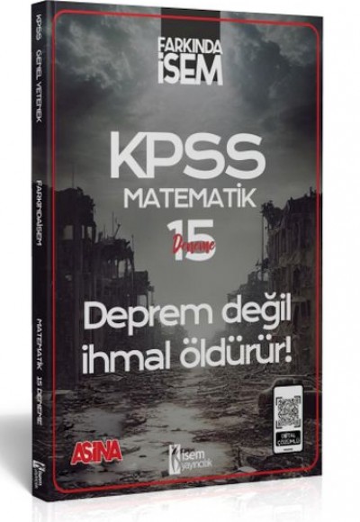 İsem Yayıncılık 2024 Farkında İsem Kpss Aşina Matematik 15 Deneme