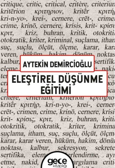 Eleştirel Düşünme Eğitimi