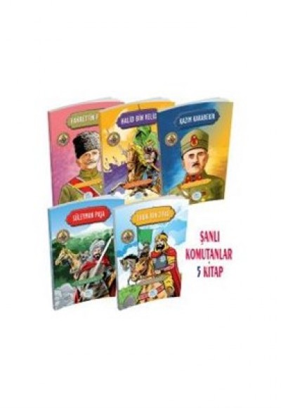 Şanlı Komutanlar İz Bırakanlar Serisi 5 Kitap Set