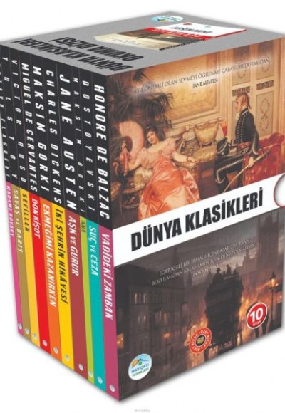 Dünya Klasikleri Okuma Dizsi 10 Kitap Set