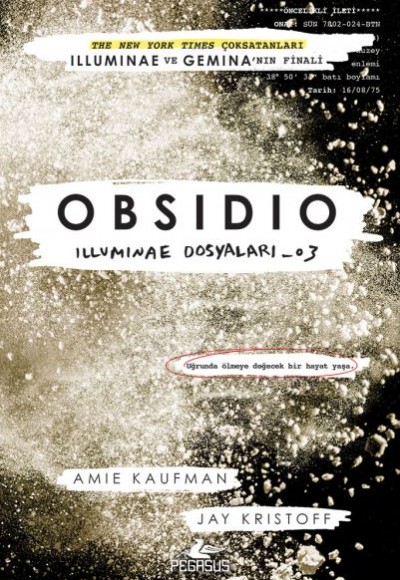 Obsido - Illumiae Dosyaları 3