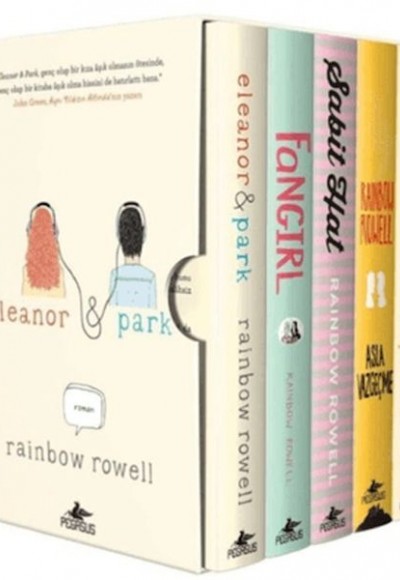 Rainbow Rowell Kitapları Özel Kutulu Set (Ciltli 5 Kitap)