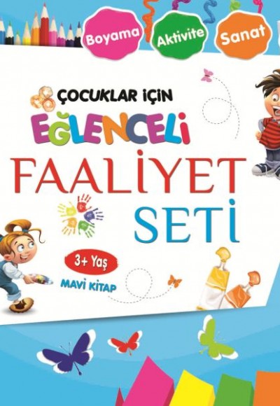 Eğlenceli Faaliyet Seti - Mavi Kitap - 3+ Yaş