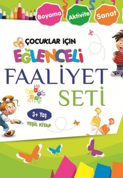 Eğlenceli Faaliyet Seti - Yeşil Kitap - 3+ Yaş