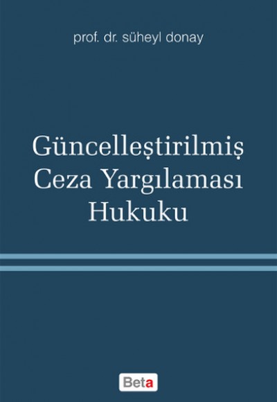 Güncelleştirilmiş Ceza Yargılaması Hukuku