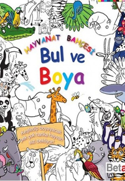 Hayvanat Bahçesi - Bul ve Boya