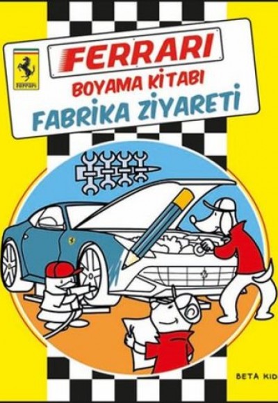 Ferrari Boyama Kitabı - Fabrika Ziyareti