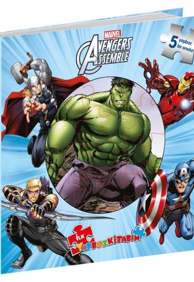 Marvel Avengers Assemble İlk Yapboz Kitabım (5 Yapboz Birarada)