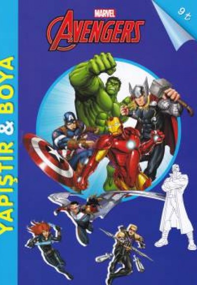 Marvel Avengers Yapıştır Boya