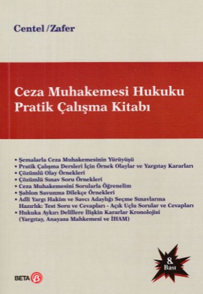 Ceza Muhakemesi Hukuku Pratik Çalışma Kitabı