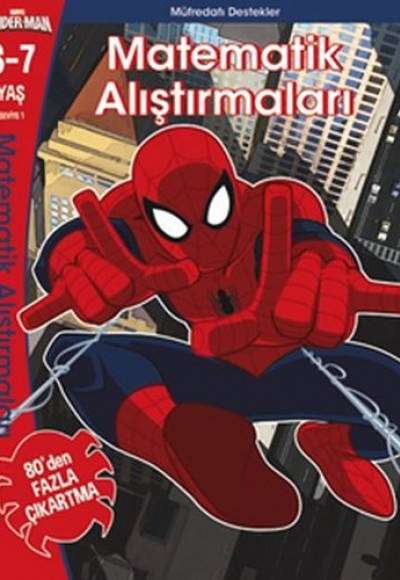 Marvel Spider- Man Matematik Alıştırmaları 6-7 Yaş