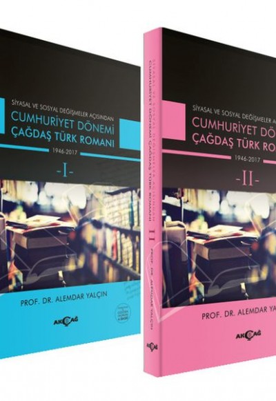 Cumhuriyet Dönemi Çağdaş Türk Romanı Seti - (2 Kitap Takım)