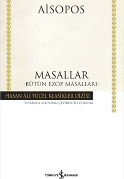 Masallar (Bütün Ezop Masalları) (Ciltli)