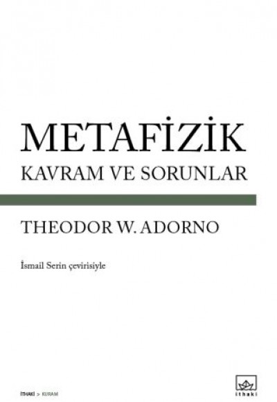 Metafizik - Kavram ve Sorunlar