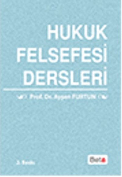 Hukuk Felsefesi Dersleri