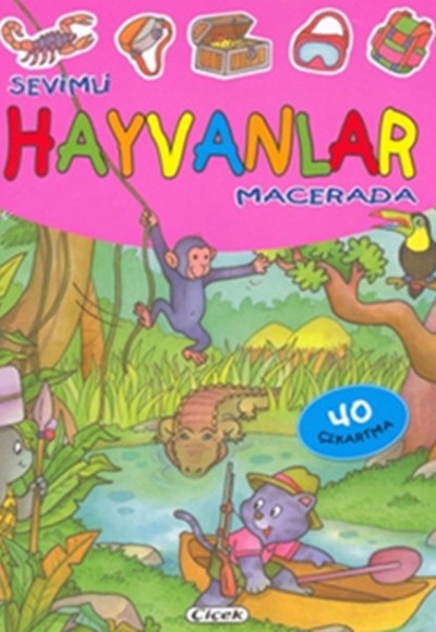 Sevimli Hayvanlar Macerada - 40 Çıkartma