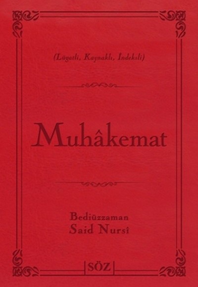 Muhakemat (Büyük Boy - İki Renkli)