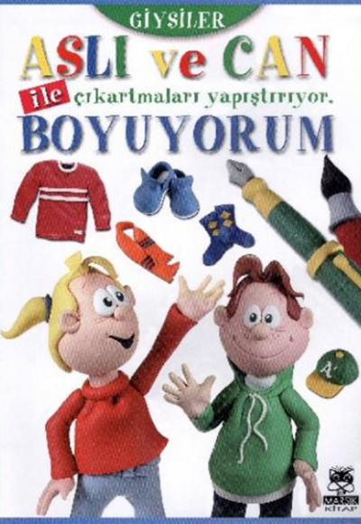 Aslı Ve Can Giysiler Çıkartma Boyama