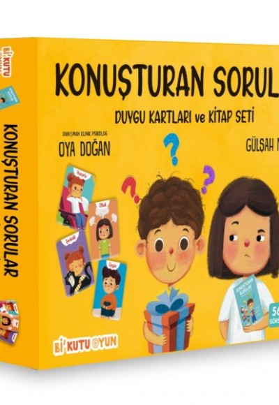 Konuşturan Sorular - Duygu Kartları ve Kitap Seti