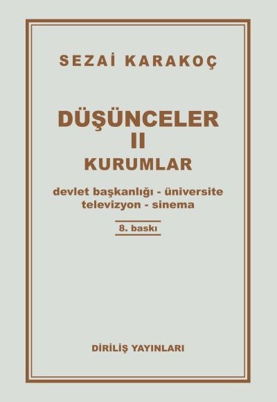 Düşünceler 2 - Kurumlar