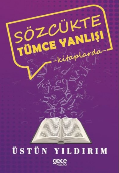 Sözcükte Tümce Yanlışı - Kitaplarda