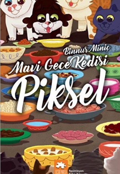 Mavi Gece Kedisi Piksel (Yeni Baskı)