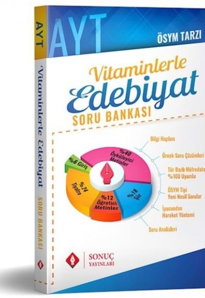 Sonuç AYT Vitaminlerle Edebiyat Soru Bankası (Yeni)