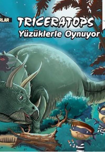 Dinozorlar - Triceratops Yüzüklerle Oynuyor