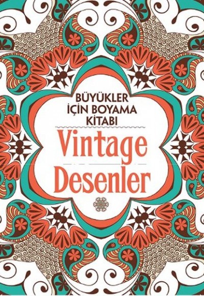 Büyükler İçin Boyama Kitabı - Vintage Desenler