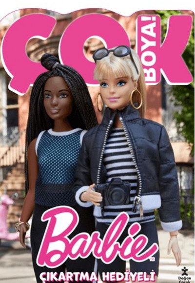 Barbie Çok Boya Çıkartmalı Dev Boyama Kitabı