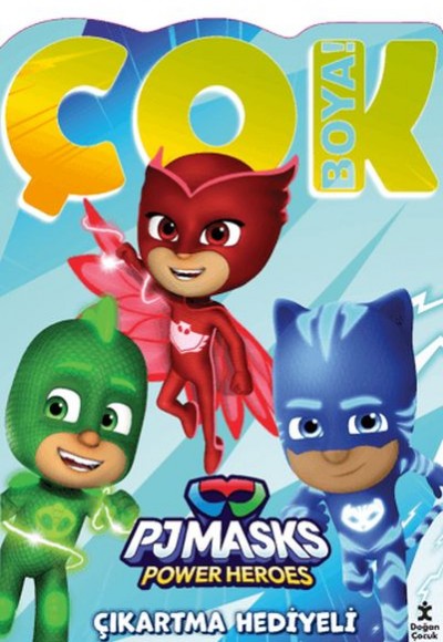 Pjmask Çok Boya! Çıkartmalı Dev Boyama Kitabı