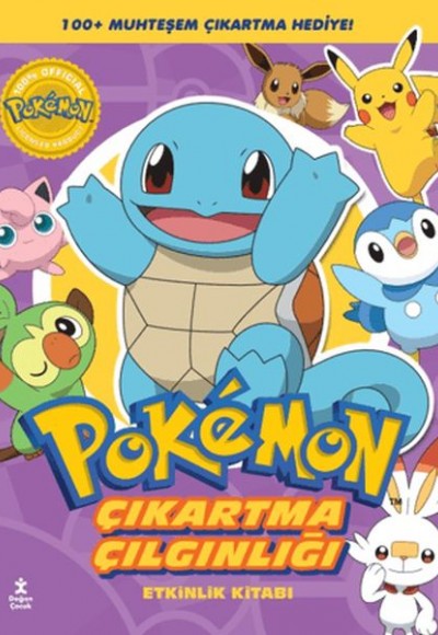 Pokemon - Squirtle Çıkartma Çılgınlığı Etkinlik Kitabı