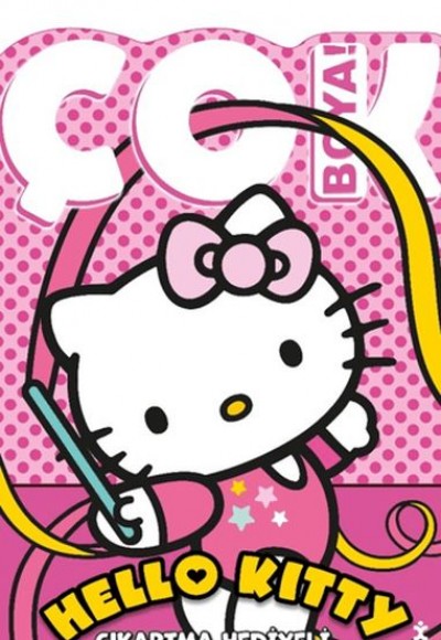 Hello Kitty - Çok Boya! Çıkartmalı Dev Boyama Kitabı