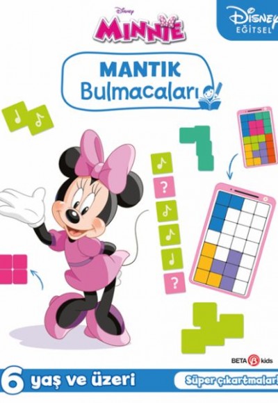 Disney Eğitsel Minnie Çıkartmalı Mantık Bulmacaları