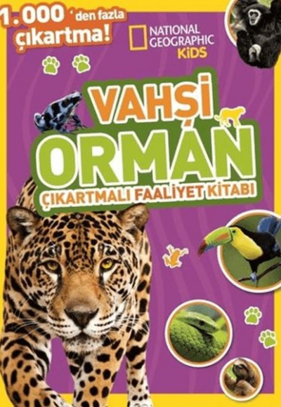 National Geographic Kids Vahşi Orman Çıkartmalı Faaliyet Kitabı