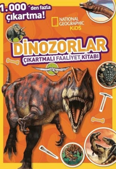 National Geographic Kids Dinozorlar Çıkartmalı Faaliyet Kitabı